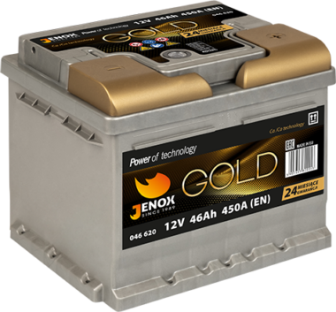 Akumulator Jenox Gold 12V/46Ah 450A