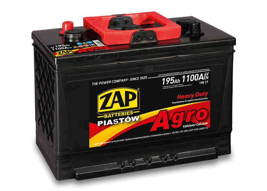 Akumulator ZAP AGRO 6V 195Ah 1100A