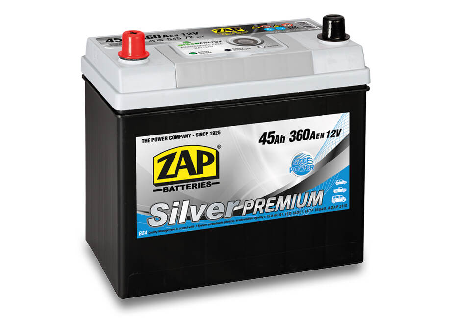 Akumulator SILVER PREMIUM 12V 45Ah 360A Lewy plus