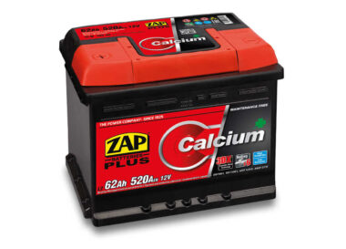Akumulator ZAP CALCIUM PLUS 12V 62Ah 520A Lewy plus