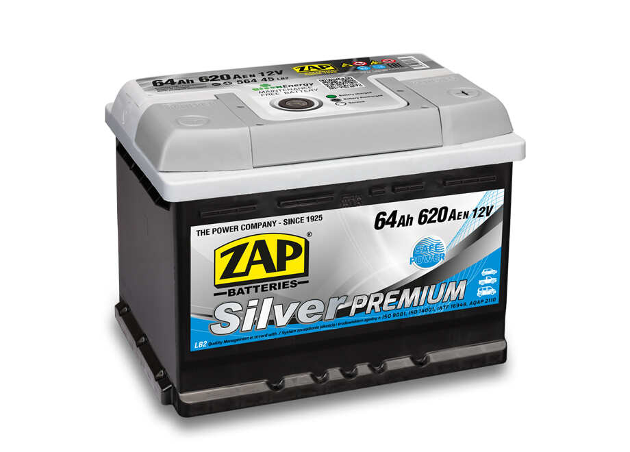 Akumulator SILVER PREMIUM 12V 64Ah 620A