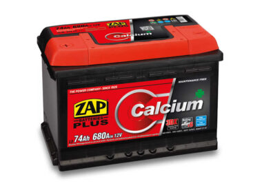 Akumulator ZAP CALCIUM PLUS 12V 74Ah 680A Lewy plus