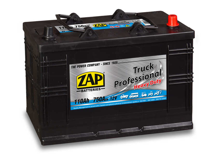 Akumulator ZAP TRUCK PROFESSIONAL 12V110Ah 750A