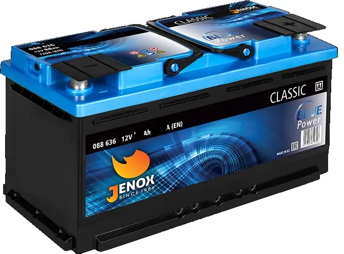 AKUMULATOR JENOX CLASSIC BLUE POWER 12V80Ah 700A PRAWY PLUS