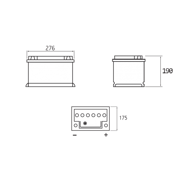 AKUMULATOR JENOX GOLD 12V80Ah 770A PRAWY PLUS - obrazek 2