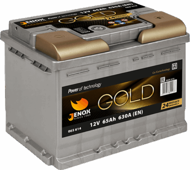 AKUMULATOR JENOX GOLD 12V65Ah 630A PRAWY PLUS