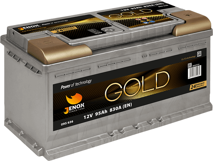 AKUMULATOR JENOX GOLD 12V95Ah 830A PRAWY PLUS