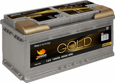 AKUMULATOR JENOX GOLD 12V100Ah 850A PRAWY PLUS