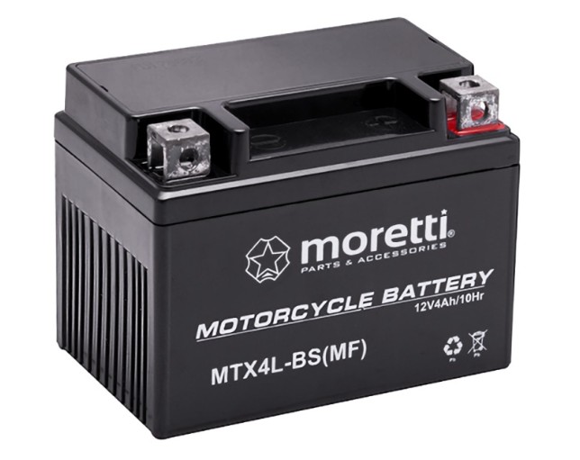 MORETTI MTX4L-BS(MF) AGM 12V