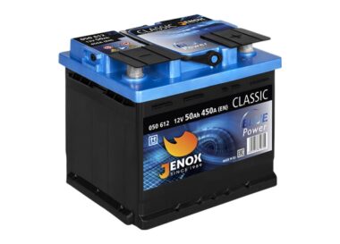 AKUMULATOR JENOX CLASSIC BLUE POWER 12V50AH 450A PRAWY PLUS