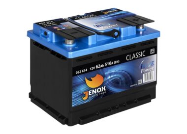 AKUMULATOR JENOX CLASSIC BLUE POWER 12V62Ah 510A PRAWY PLUS