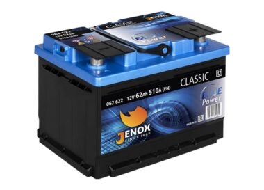 AKUMULATOR JENOX CLASSIC BLUE POWER 12V62Ah 510A PRAWY PLUS