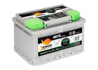 Akumulator JENOX EFB 12V60Ah 560A PRAWY PLUS
