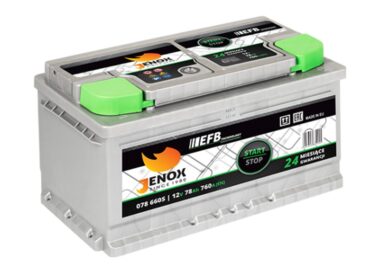 Akumulator JENOX EFB 12V78Ah 760A PRAWY PLUS
