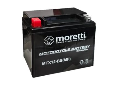 Akumulator MORETTI MTX12-BS(MF) 12V12Ah 125A LEWY PLUS