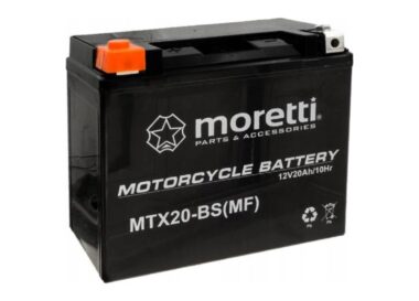Akumulator MORETTI MTX20-BS(MF) 12V20Ah 270A LEWY PLUS
