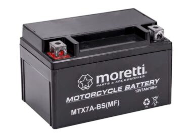 Akumulator MORETTI MTX7A-BS(MF) 12V7Ah 90A LEWY PLUS