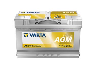 Akumulator VARTA DYNAMIC AGM A6 START STOP 12V80Ah 800A PRAWY PLUS