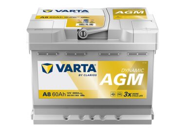 Akumulator VARTA DYNAMIC AGM A8 START STOP 12V60Ah 680A PRAWY PLUS