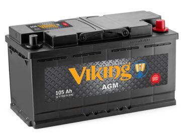 Akumulator VIKING AGM 12V105Ah 950A PRAWY PLUS