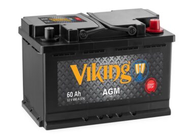 Akumulator VIKING AGM 12V60Ah 680A PRAWY PLUS