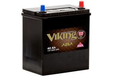 Akumulator VIKING ASIA 12V40Ah 360A  PRAWY PLUS