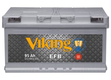Akumulator VIKING EFB 12V95Ah 900A PRAWY PLUS