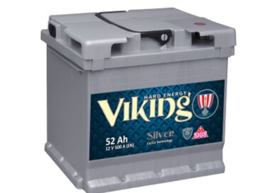 Akumulator VIKING SILVER 12V52Ah 500A PRAWY PLUS