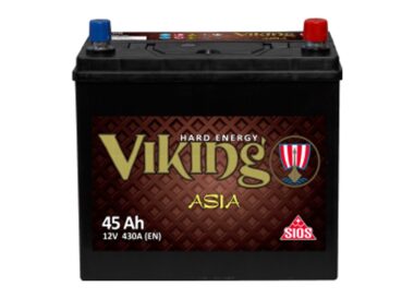 Akumulator VIKING ASIA 12V45Ah 390A LEWY PLUS