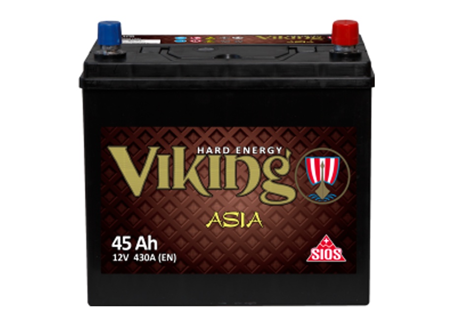 Akumulator VIKING ASIA 12V45Ah 390A LEWY PLUS