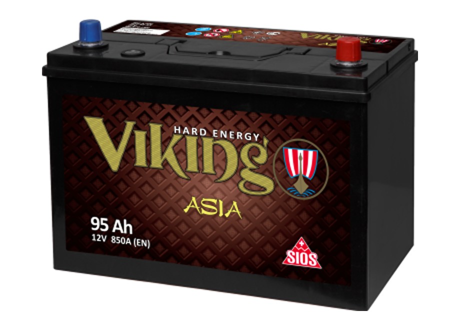 Akumulator VIKING ASIA 12V95Ah 830A LEWY PLUS