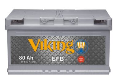 Akumulator VIKING EFB 12V80Ah 850A PRAWY PLUS