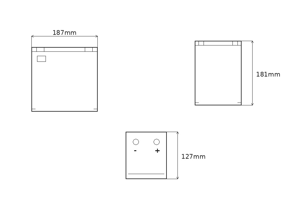 Akumulator YUASA Garden 12V26Ah 250A PRAWY PLUS - obrazek 2